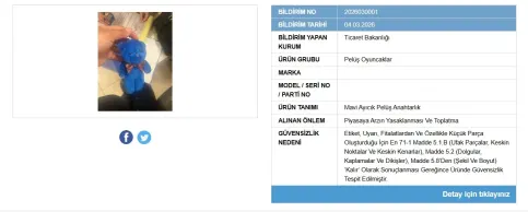 Bakanlık uyardı! Çocuklardan uzak tutun