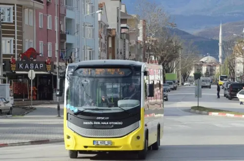 İnegöl'de zam kararı sonrası toplu taşıma ücretleri belli oldu