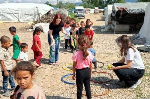 İnegöl'de Mevsimlik Tarım İşçilerinin Çocukları Spor ve Eğlenceyle Buluştu