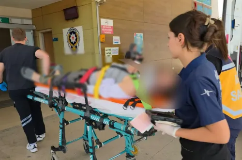 İnegöl'de Korkutan Kaza! Motosiklet Sürücüsü Hastanelik Oldu