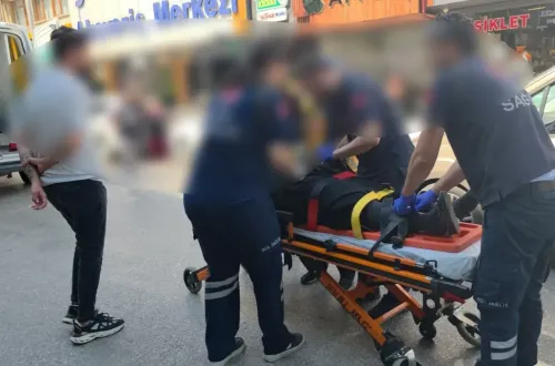 İnegöl'de Karşıya Geçmek İsterken Canından Oluyordu!