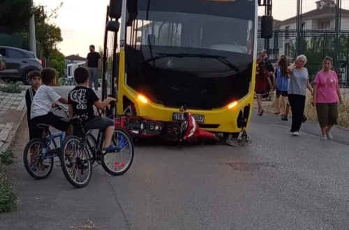 İnegöl'de korku dolu anlar!