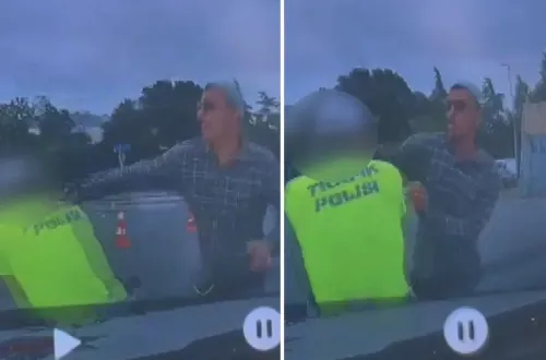Polise bıçakla saldırdı, bacağından vurularak etkisiz hale getirildi