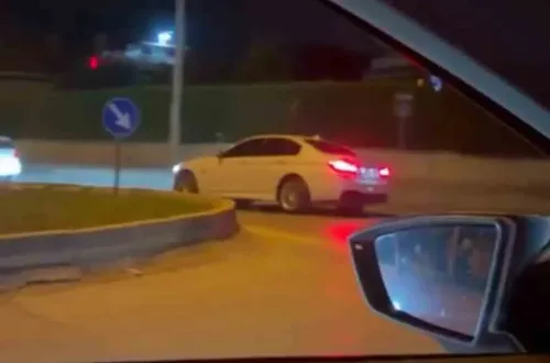İnegöl’de Ahmet Türkel Çevre Yolu’nda drift yapan sürücüye ağır ceza