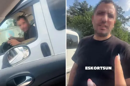 Kadın sürücüye öyle bir şey dedi ki! Aracından İnip Hesap Sordu