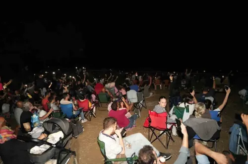 Bursa’da Perseid meteor yağmuru için Çiçekli Göleti’ne yoğun ilgi