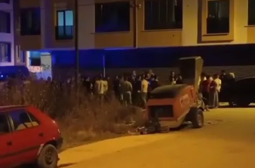 İnegöl'de gergin gece! Olay yerine polisler sevk edildi