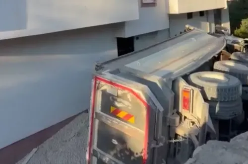 Deprem sandılar, aşağıya inince şok oldular!