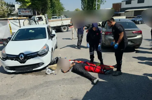İnegöl’de 3 Araçlı Kaza! Motosiklet Sürücüsü Ağır Yaralı