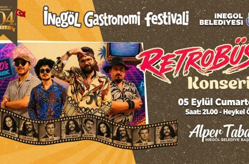 İnegöllüler Bu Konseri Kaçırmayın! Retrobüs Sahne Alacak