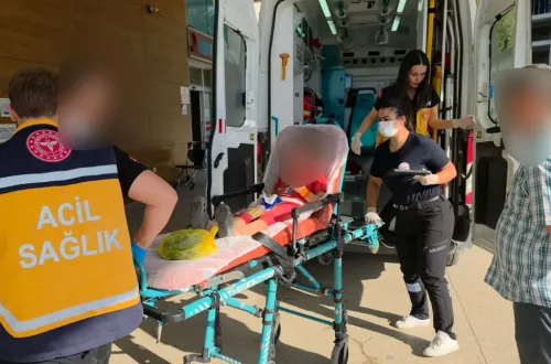 İnegöl'de küçük çocuğun imdadına itfaiye yetişti!