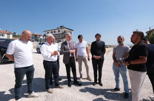 İnegöl’de Yeni Yerleşim Bölgelerinin Yolları Yapılıyor