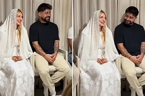 Gelinin isteği karşısında damat kendini tutamadı
