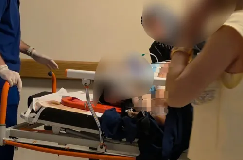 İnegöl'de otobüsün çarptığı kadın ağır yaralandı!