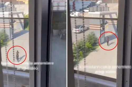 Komşusu gizlice çekip annesine gönderdi!