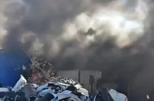 Bursa’da geri dönüşüm tesisinde büyük yangın