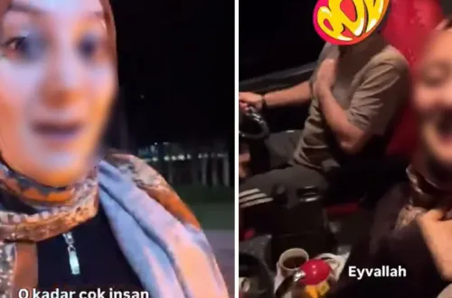 Otostopla tıra binen kadına tepki yağdı! Sözleri gündem oldu