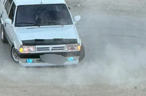 Boş alanda drift yaptı! Cezası ağır oldu