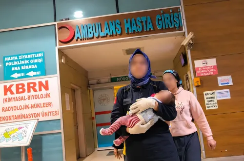 İnegöl'de kanepeden düşen bebek beyin kanaması geçirdi!