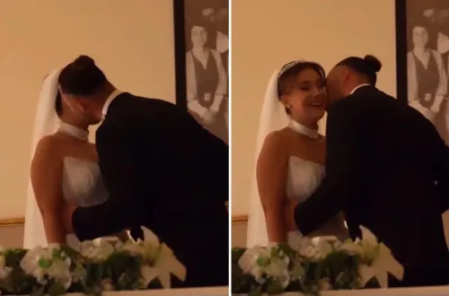 Nikah töreninde mikrofon açık kaldı! Damadın cevabı güldürdü