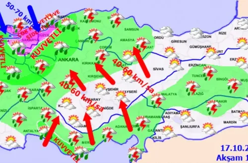 Meteoroloji'den Peş Peşe Uyarı! Sağanak, Fırtına ve Kar Geliyor