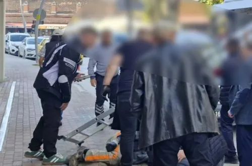 İnegöl'de 65 Yaşındaki Usta 4 Metreden Yere Çakıldı!