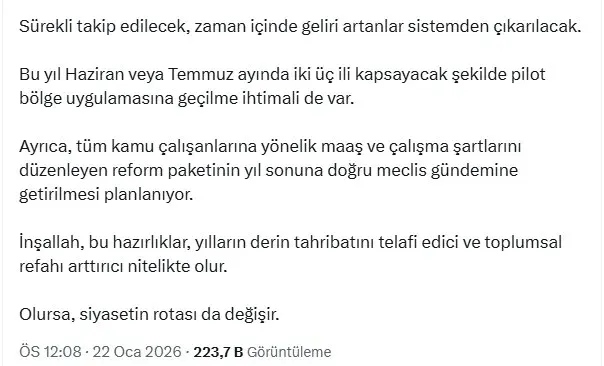 Emekli maaşlarına yeni destek! Gelir Tamamlayıcı Sistemle 10 bin TL fark ödenecek