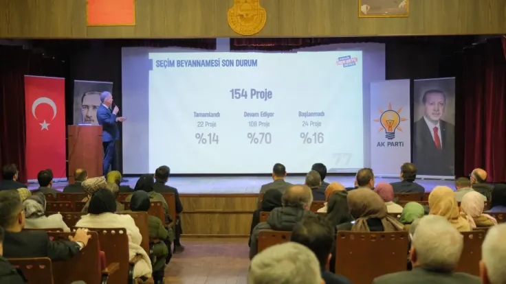 AK Parti ilçe teşkilatından mesaj! Lafla değiş işle konuşuruz