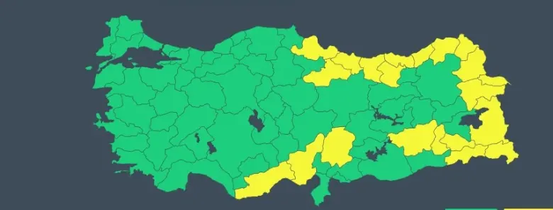 Kar ve fırtına geliyor! 21 ilde sarı kodlu uyarı Kar ve fırtına geliyor! 21 ilde sarı kodlu uyarı