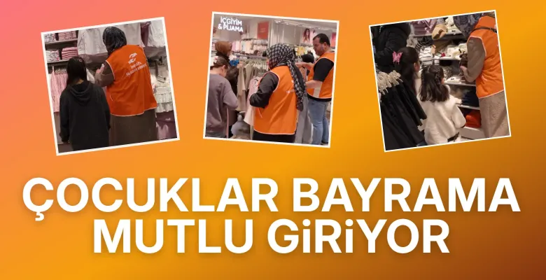 İnegöl Yardım Derneği 1000 çocuğa bayramlık kıyafet verdi