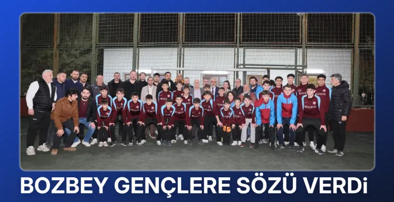 Bozbey'den İnegöllü gençlere sözü verdi