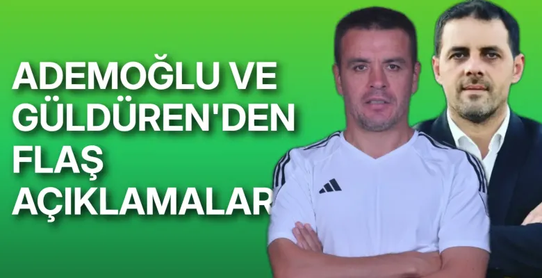 İnegölspor'da ki deprem sonrası, Ademoğlu ve Güldüren'den flaş açıklamalar