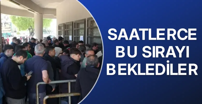 Bursaspor kombine satışında saatler süren kuyruk