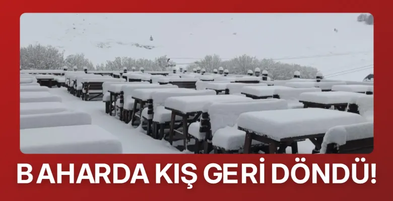 Baharda kış geri döndü!