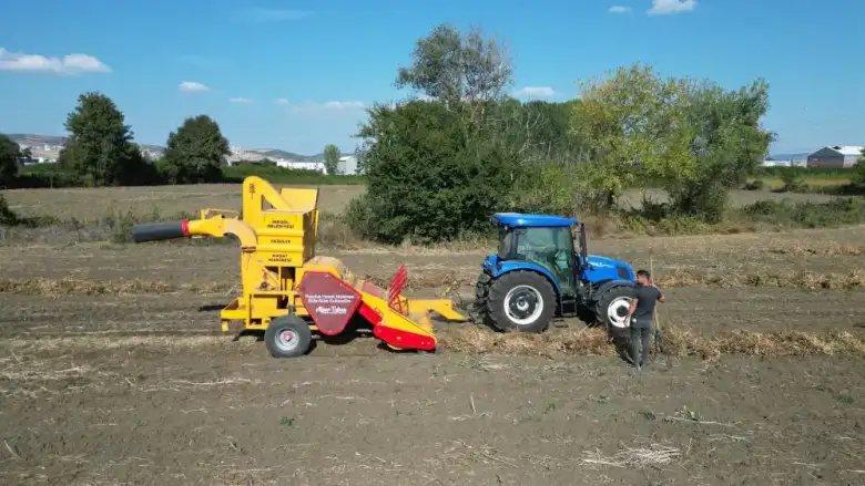 İnegöl'de beklenen hasat başladı