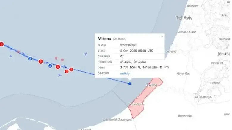Mikeno Gemisi Gazze Sınırına Ulaştı