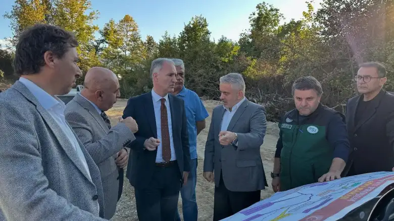 Ayhan Salman ve Alper Taban Hocaköy Barajı'nda ki Çalışmaları İnceledi