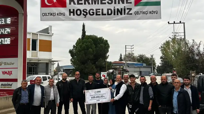 Gazze için el ele veren Çeltikçi'den yüz binlerce liralık dev destek!