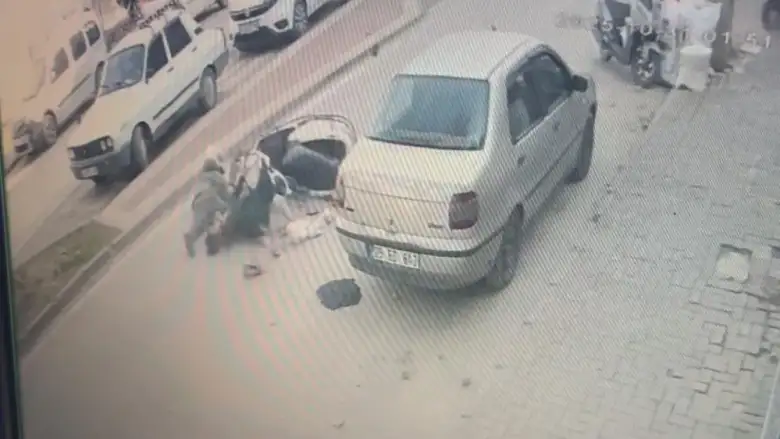 İnegöl'de motosiklet yayaları biçti; 2 yaralı