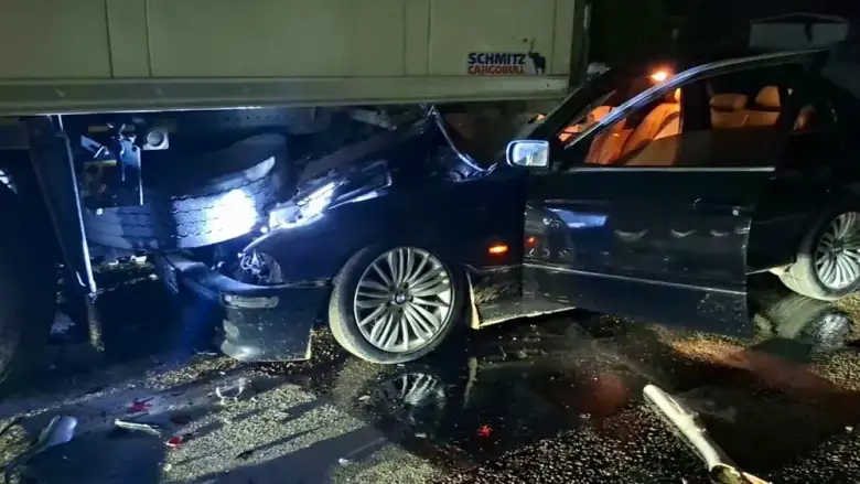 Feci kazada sürücü ağır yaralandı