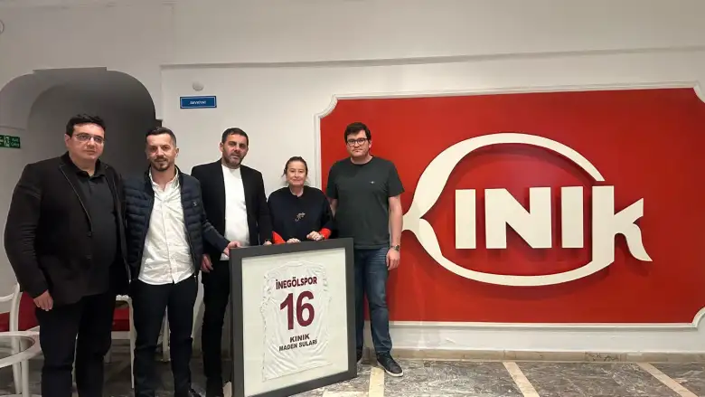 Kınık Maden Suları’ndan İnegölspor’un Forma Kampanyasına Anlamlı Destek