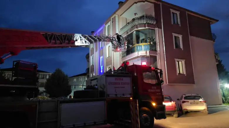 İnegöl’de hırsızlık şüphesi ekipleri alarma geçirdi, gerçek sonra ortaya çıktı