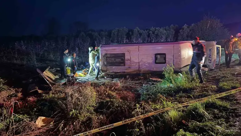 Bursa güne acı haberle uyandı 1 ölü, 12 yaralı