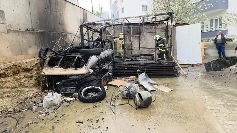 İnegöl'de korku dolu anlar!