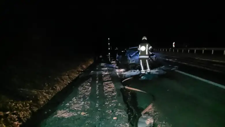 Tahtaköprü’de seyir halindeki otomobil yandı