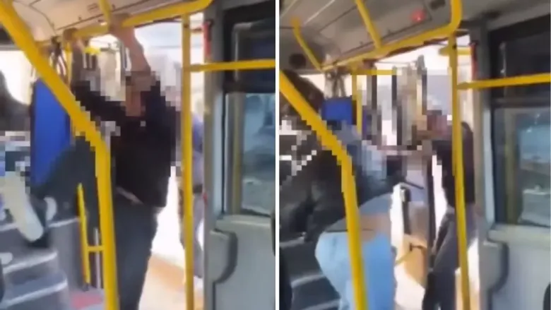 Yolcuların arasında satırlı kavga