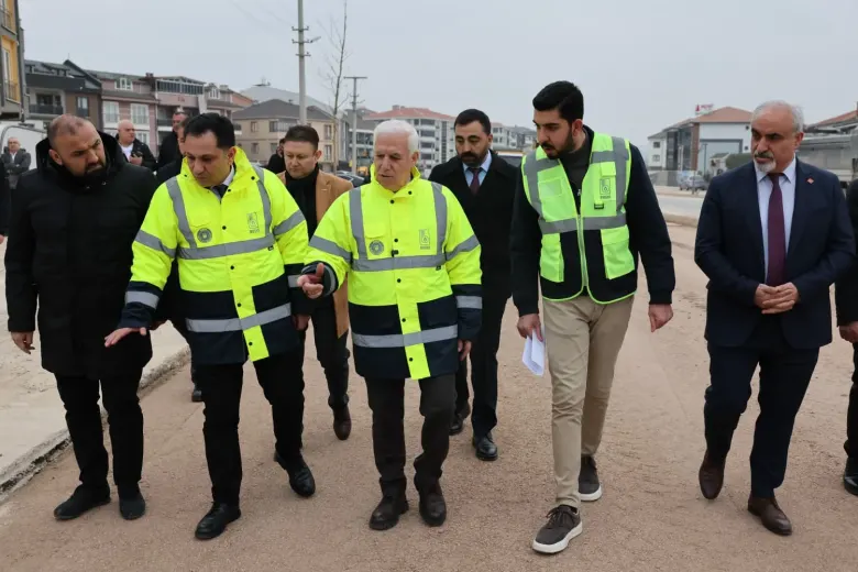 Büyükşehir’den İnegöl’e altyapı çalışması