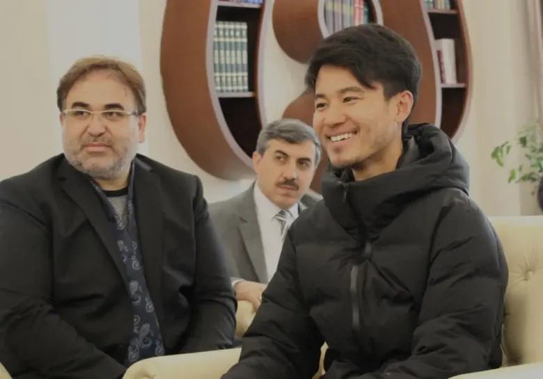 Bisikletli Japon gezgin Türkiye'de Müslüman oldu