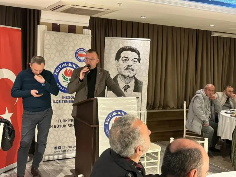 İnegöl'de sendika üyeleri sahurda buluştu, birlik mesajı verildi