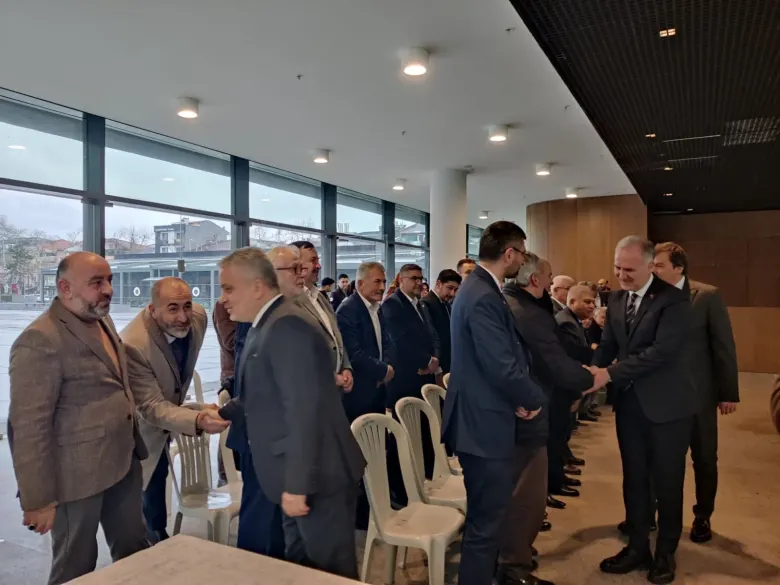 İnegöl’de ilçe protokolü arife günü bayramlaştı